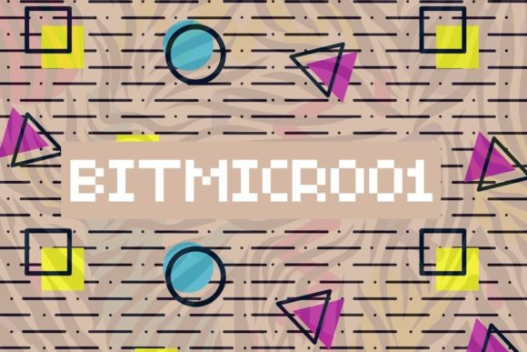 A Minimalist Pixel Font: The Clear Retro Appeal of BitMicro01