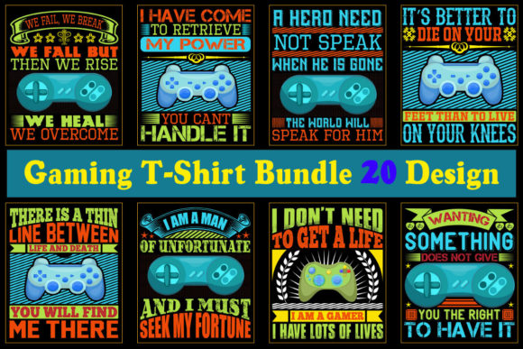 Everything You Need for Gaming Merch: Unpacking the Gaming T-Shirt Design Bundle