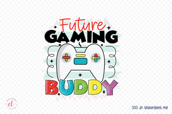 Future Gaming Buddy PNG Baby PNG: A Sublimation Design for Modern Crafters