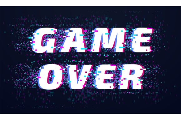 Glitched Game Over Text: More Than a Glitch, It's a Design Tool