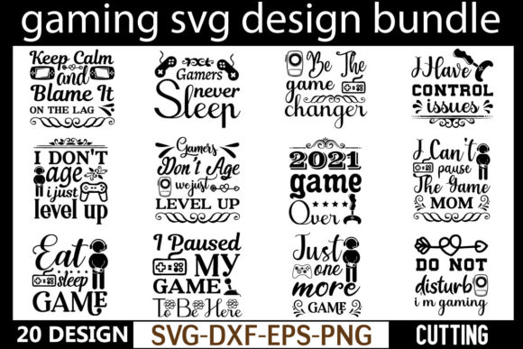 Level Up Your Creative Projects with a Gaming SVG Design Bundle