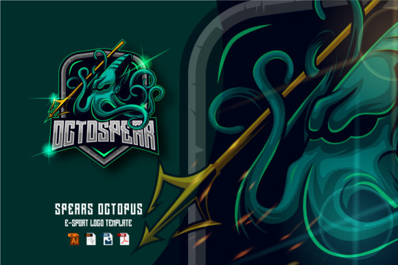 Octopus Spears E-sport Logo Design: A Strategic Asset for Gaming Identity