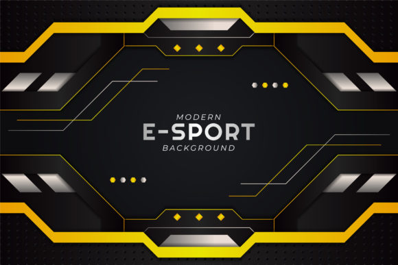 The Futuristic E-Sport Yellow Background: Your Digital Toolkit for a Standout Presence