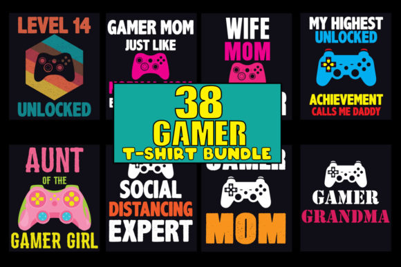 The Gamer T-Shirt Design Bundle as a Strategic Asset for Creators