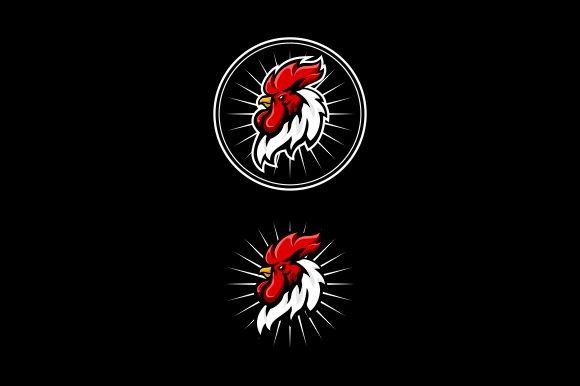 The Rooster Mascot Logo in Circle: Team Identity Elevated