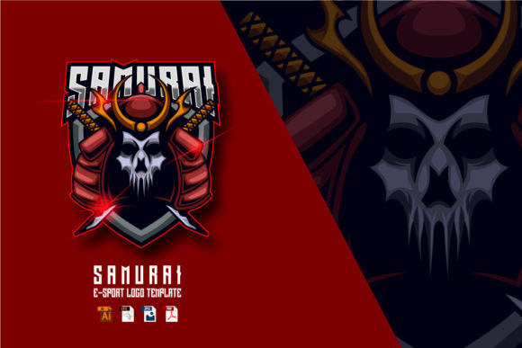 The Samurai Skull E‑Sport Logo: A Versatile Branding Asset