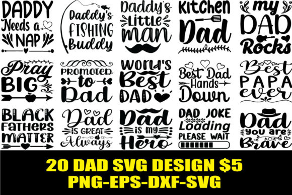 The Ultimate Dad SVG Bundle for Every Creative Project
