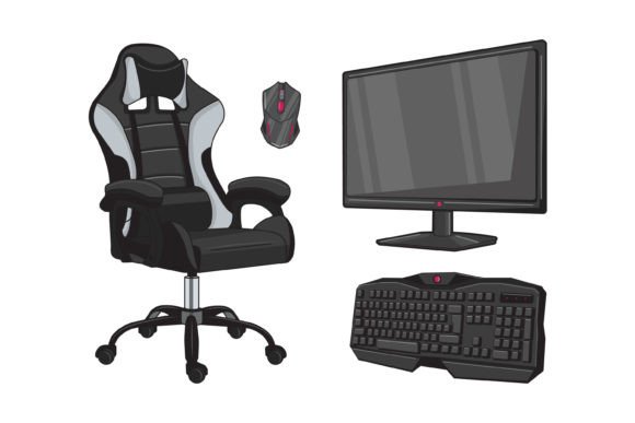 The Versatile Power of Vector Illustration of Chairs and Gaming