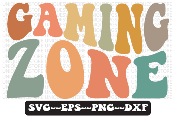Unleash Creative Nostalgia: The Power of Gaming Zone Retro Wavy Svg Design