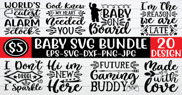 Unlock Creative Brilliance with Baby SVG Bundle Vol 3